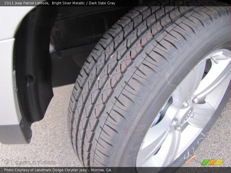 Bright Silver Metallic / Dark Slate Gray 2011 Jeep Patriot Latitude