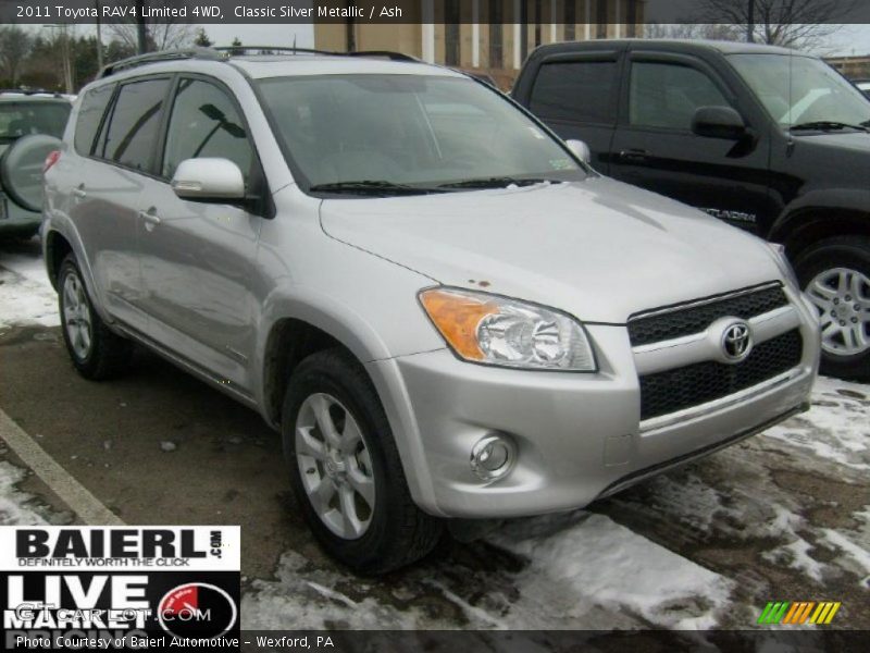 Classic Silver Metallic / Ash 2011 Toyota RAV4 Limited 4WD