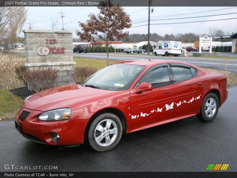 Crimson Red / Ebony 2007 Pontiac Grand Prix Sedan