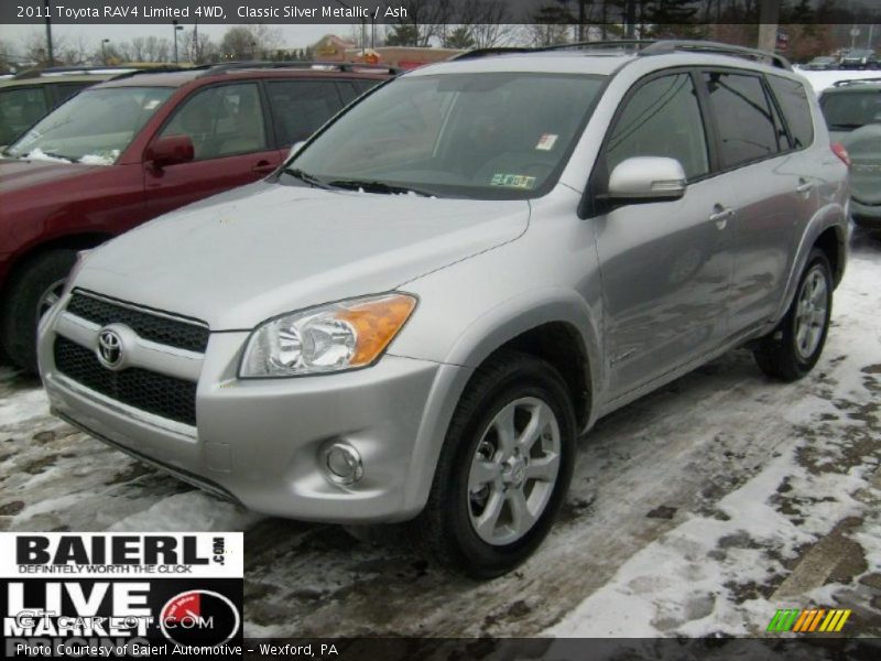 Classic Silver Metallic / Ash 2011 Toyota RAV4 Limited 4WD