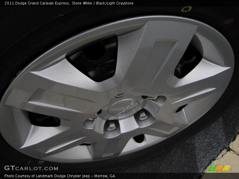 Stone White / Black/Light Graystone 2011 Dodge Grand Caravan Express