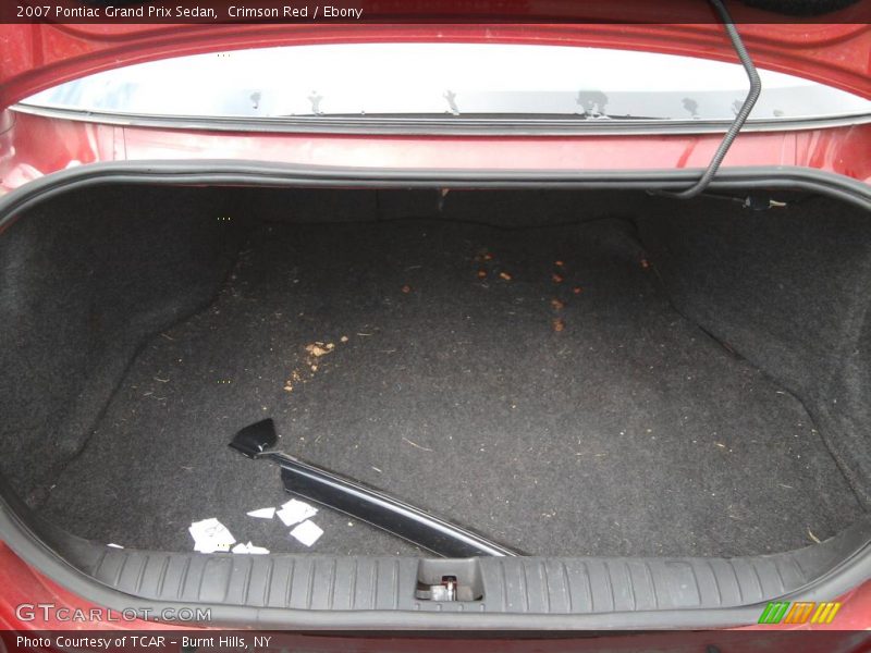 Crimson Red / Ebony 2007 Pontiac Grand Prix Sedan