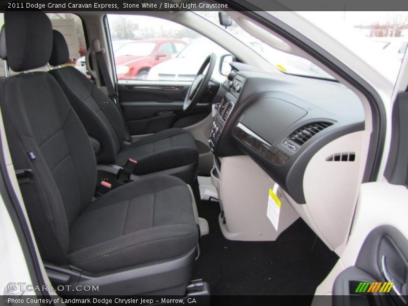  2011 Grand Caravan Express Black/Light Graystone Interior