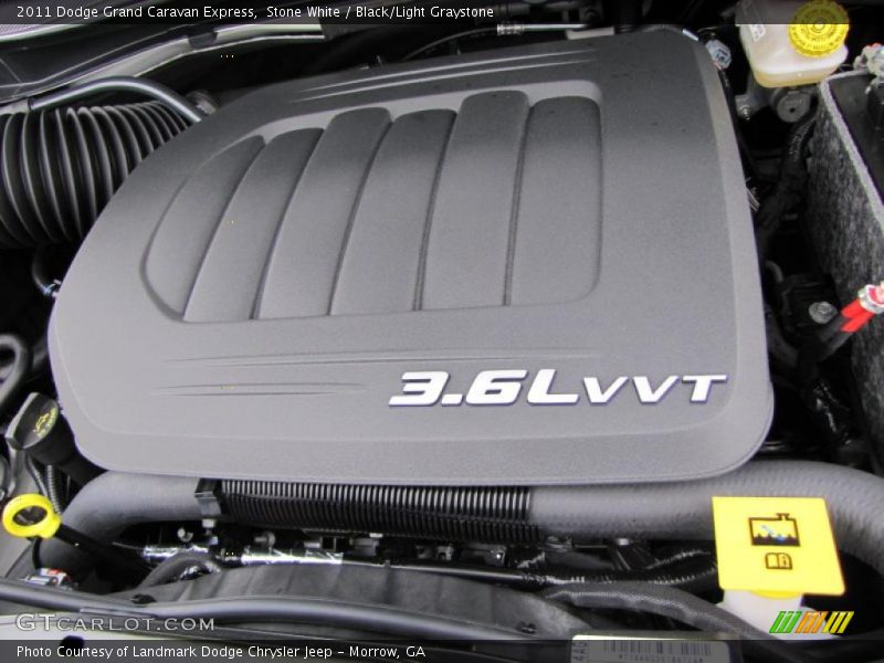 Stone White / Black/Light Graystone 2011 Dodge Grand Caravan Express