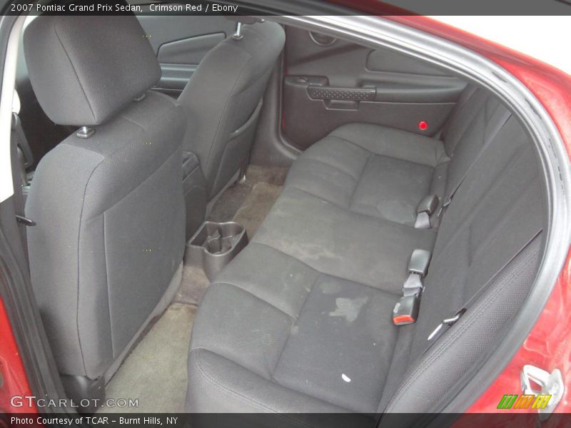 Crimson Red / Ebony 2007 Pontiac Grand Prix Sedan