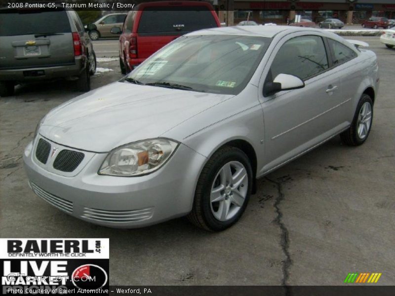 Titanium Metallic / Ebony 2008 Pontiac G5