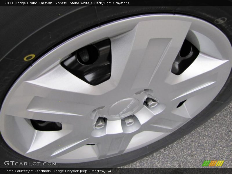 Stone White / Black/Light Graystone 2011 Dodge Grand Caravan Express