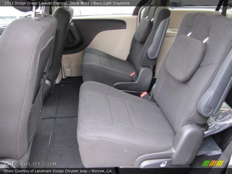 Stone White / Black/Light Graystone 2011 Dodge Grand Caravan Express