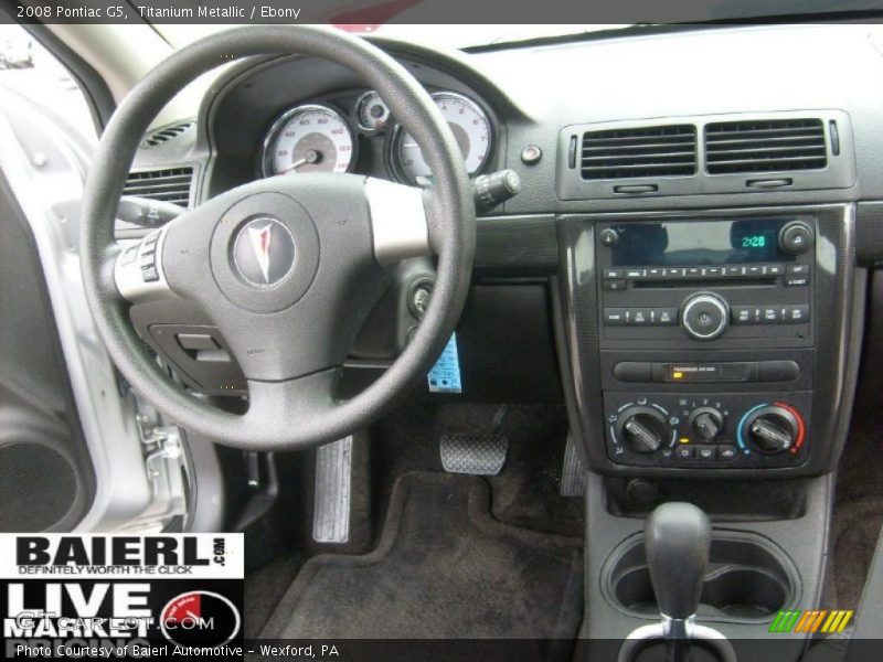 Titanium Metallic / Ebony 2008 Pontiac G5