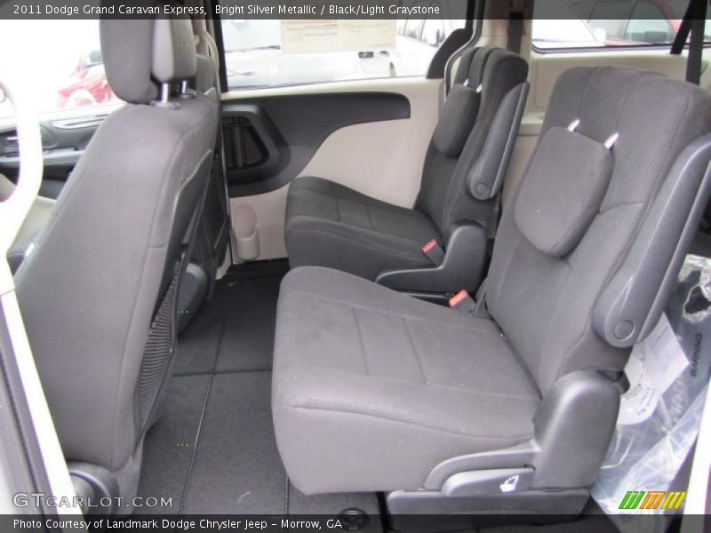 Bright Silver Metallic / Black/Light Graystone 2011 Dodge Grand Caravan Express