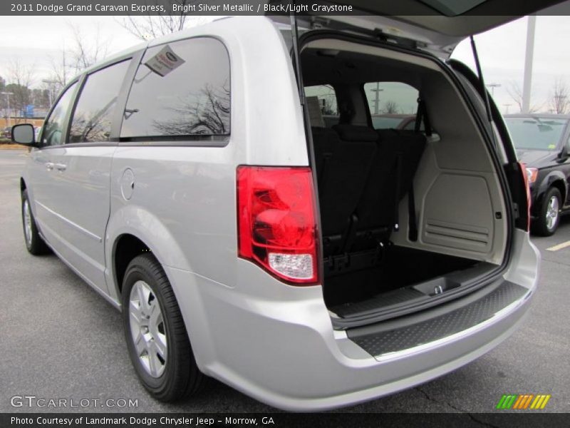 Bright Silver Metallic / Black/Light Graystone 2011 Dodge Grand Caravan Express