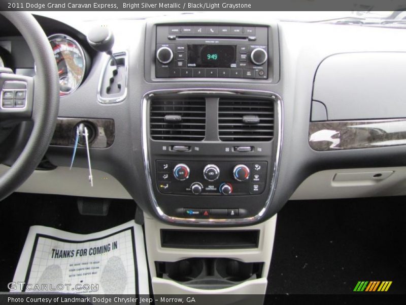 Dashboard of 2011 Grand Caravan Express