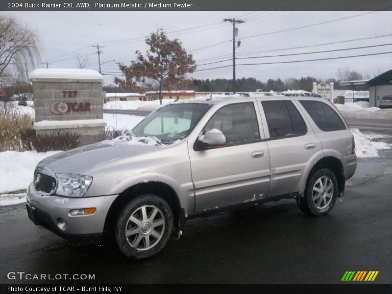 Platinum Metallic / Medium Pewter 2004 Buick Rainier CXL AWD