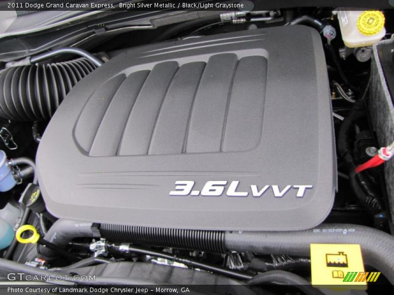 Bright Silver Metallic / Black/Light Graystone 2011 Dodge Grand Caravan Express