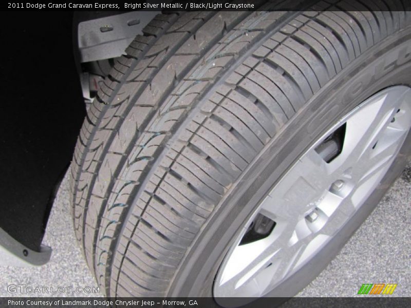 Bright Silver Metallic / Black/Light Graystone 2011 Dodge Grand Caravan Express