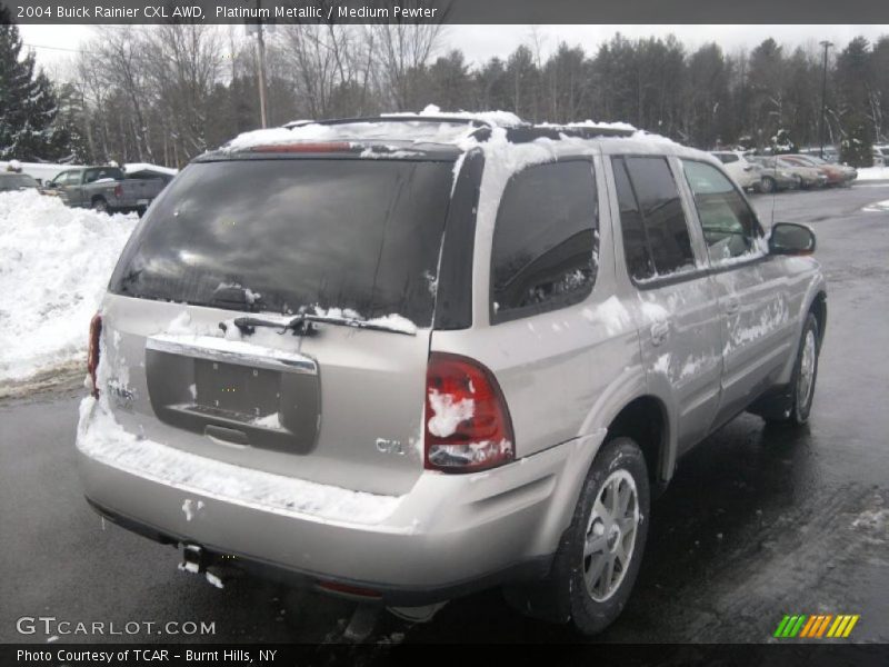 Platinum Metallic / Medium Pewter 2004 Buick Rainier CXL AWD