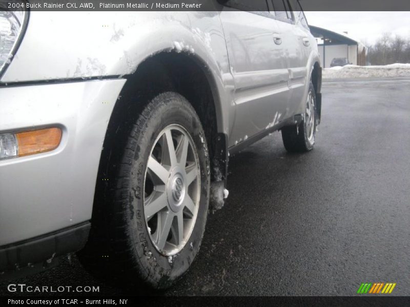 Platinum Metallic / Medium Pewter 2004 Buick Rainier CXL AWD