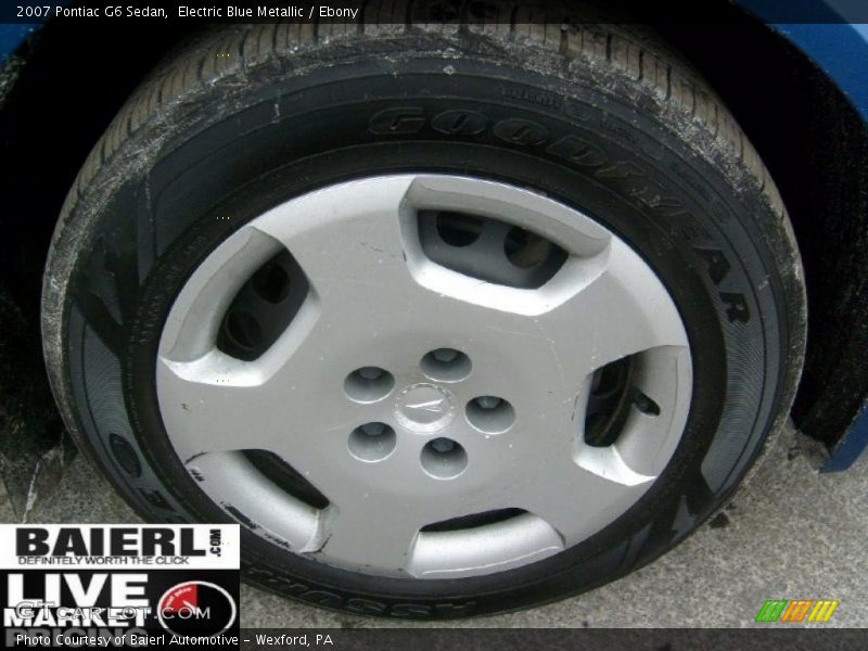Electric Blue Metallic / Ebony 2007 Pontiac G6 Sedan