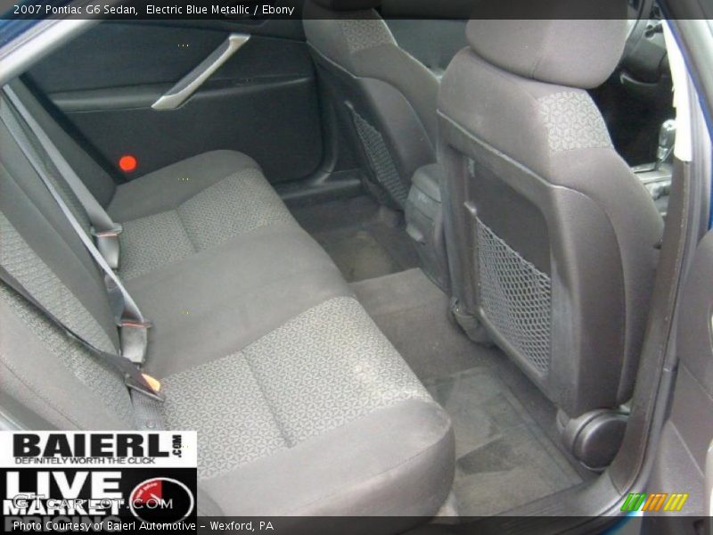 Electric Blue Metallic / Ebony 2007 Pontiac G6 Sedan