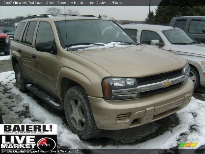 Sandstone Metallic / Light Cashmere/Ebony 2007 Chevrolet TrailBlazer LS 4x4