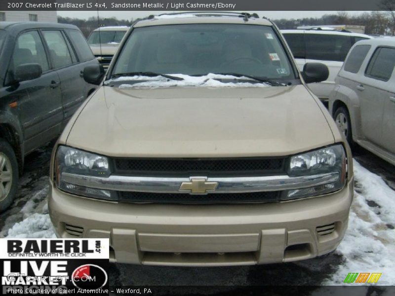 Sandstone Metallic / Light Cashmere/Ebony 2007 Chevrolet TrailBlazer LS 4x4