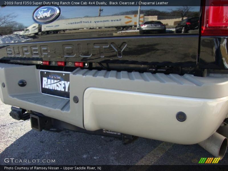 Black Clearcoat / Chaparral Leather 2009 Ford F350 Super Duty King Ranch Crew Cab 4x4 Dually