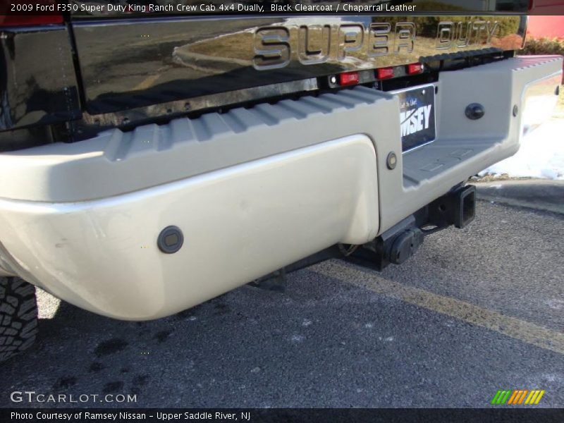 Black Clearcoat / Chaparral Leather 2009 Ford F350 Super Duty King Ranch Crew Cab 4x4 Dually