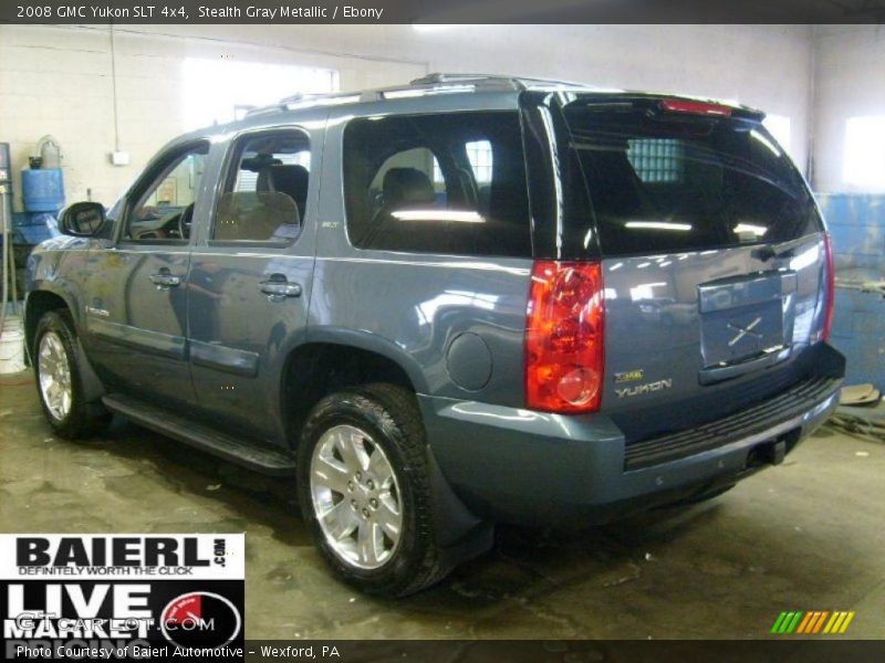 Stealth Gray Metallic / Ebony 2008 GMC Yukon SLT 4x4