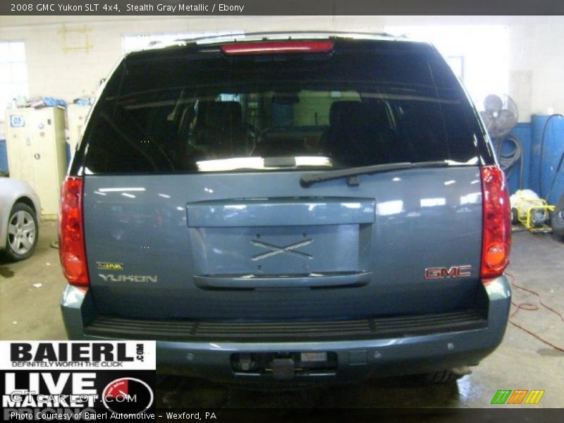 Stealth Gray Metallic / Ebony 2008 GMC Yukon SLT 4x4