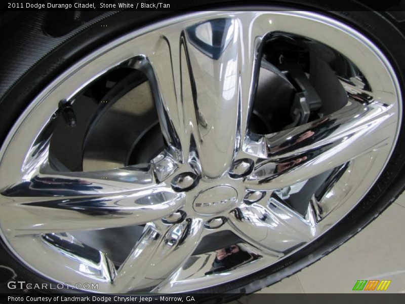 Stone White / Black/Tan 2011 Dodge Durango Citadel