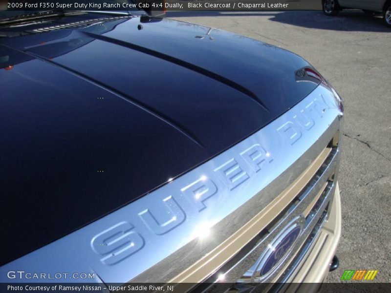 Black Clearcoat / Chaparral Leather 2009 Ford F350 Super Duty King Ranch Crew Cab 4x4 Dually