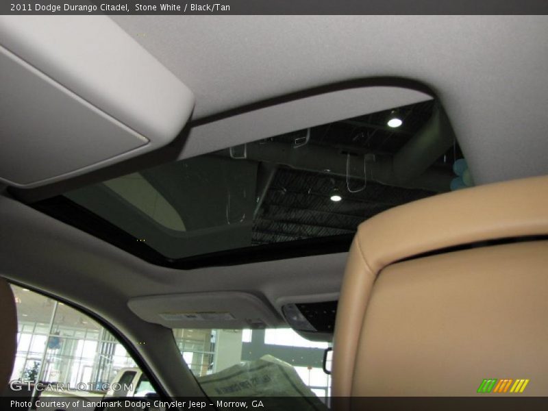 Stone White / Black/Tan 2011 Dodge Durango Citadel