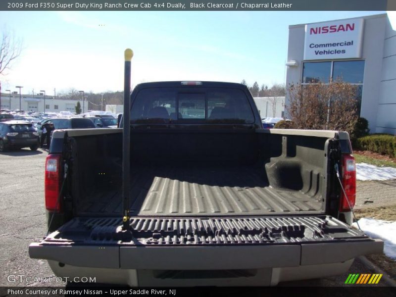 Black Clearcoat / Chaparral Leather 2009 Ford F350 Super Duty King Ranch Crew Cab 4x4 Dually