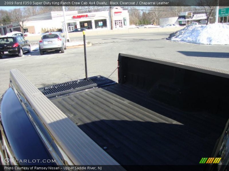 Black Clearcoat / Chaparral Leather 2009 Ford F350 Super Duty King Ranch Crew Cab 4x4 Dually