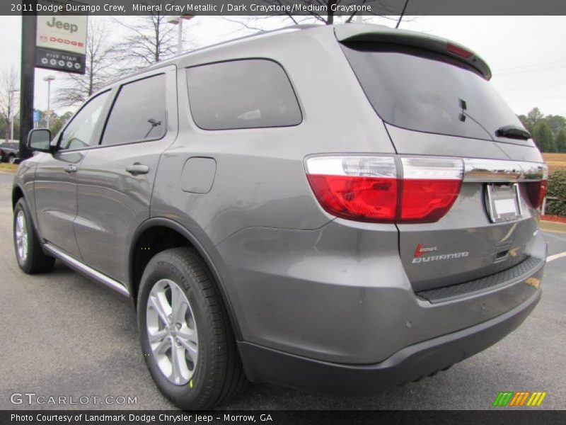 Mineral Gray Metallic / Dark Graystone/Medium Graystone 2011 Dodge Durango Crew