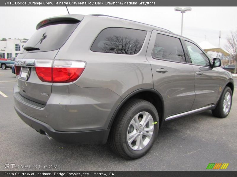 Mineral Gray Metallic / Dark Graystone/Medium Graystone 2011 Dodge Durango Crew