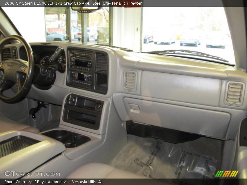 Steel Gray Metallic / Pewter 2006 GMC Sierra 1500 SLT Z71 Crew Cab 4x4