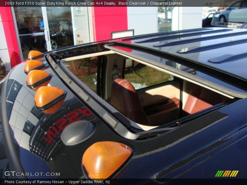 Black Clearcoat / Chaparral Leather 2009 Ford F350 Super Duty King Ranch Crew Cab 4x4 Dually