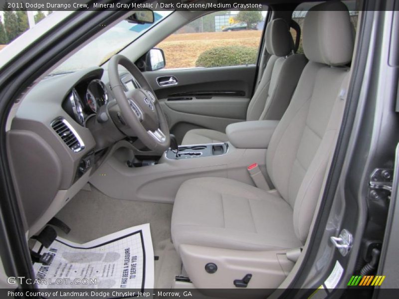  2011 Durango Crew Dark Graystone/Medium Graystone Interior