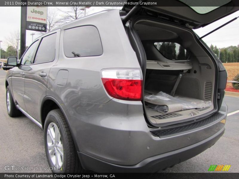 Mineral Gray Metallic / Dark Graystone/Medium Graystone 2011 Dodge Durango Crew