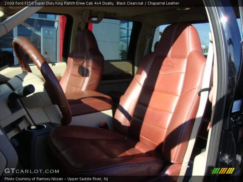  2009 F350 Super Duty King Ranch Crew Cab 4x4 Dually Chaparral Leather Interior