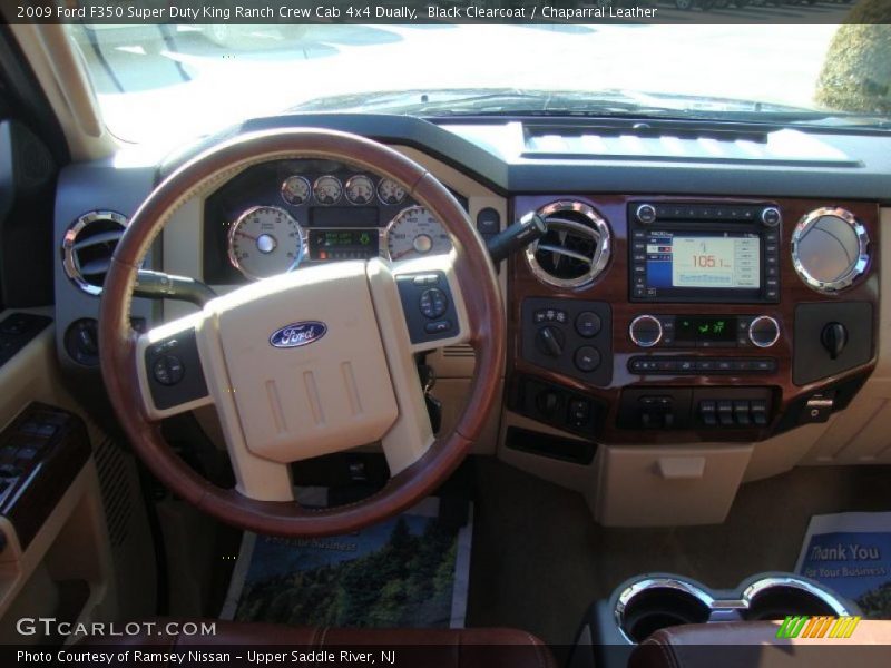 Dashboard of 2009 F350 Super Duty King Ranch Crew Cab 4x4 Dually