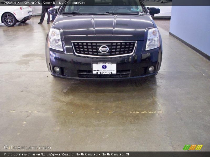 Super Black / Charcoal/Steel 2008 Nissan Sentra 2.0