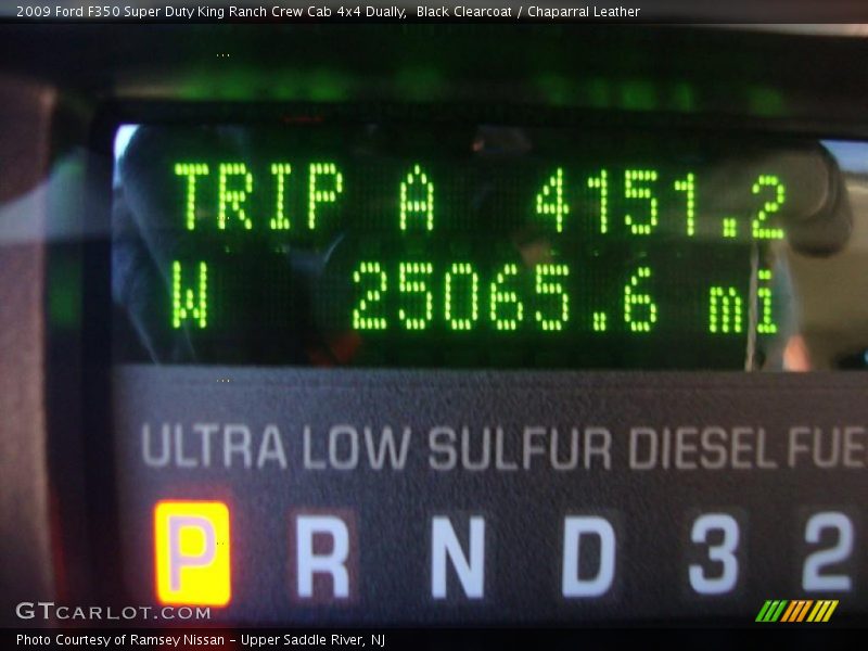 Black Clearcoat / Chaparral Leather 2009 Ford F350 Super Duty King Ranch Crew Cab 4x4 Dually