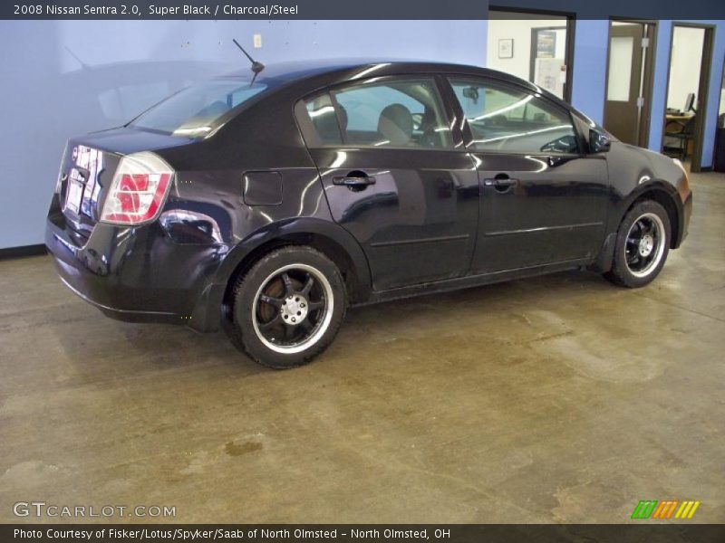 Super Black / Charcoal/Steel 2008 Nissan Sentra 2.0