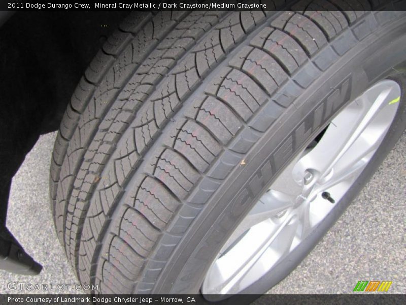 Mineral Gray Metallic / Dark Graystone/Medium Graystone 2011 Dodge Durango Crew