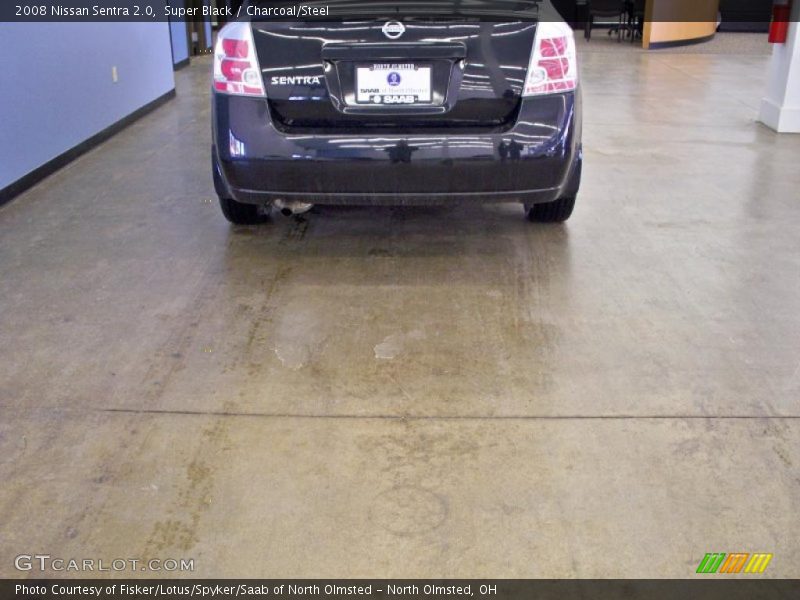Super Black / Charcoal/Steel 2008 Nissan Sentra 2.0