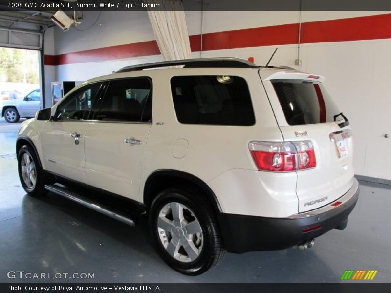 Summit White / Light Titanium 2008 GMC Acadia SLT