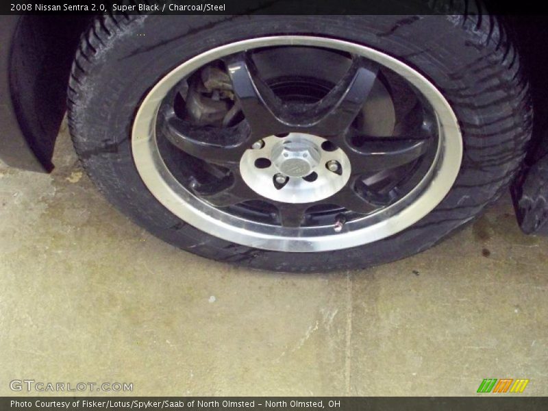 Super Black / Charcoal/Steel 2008 Nissan Sentra 2.0