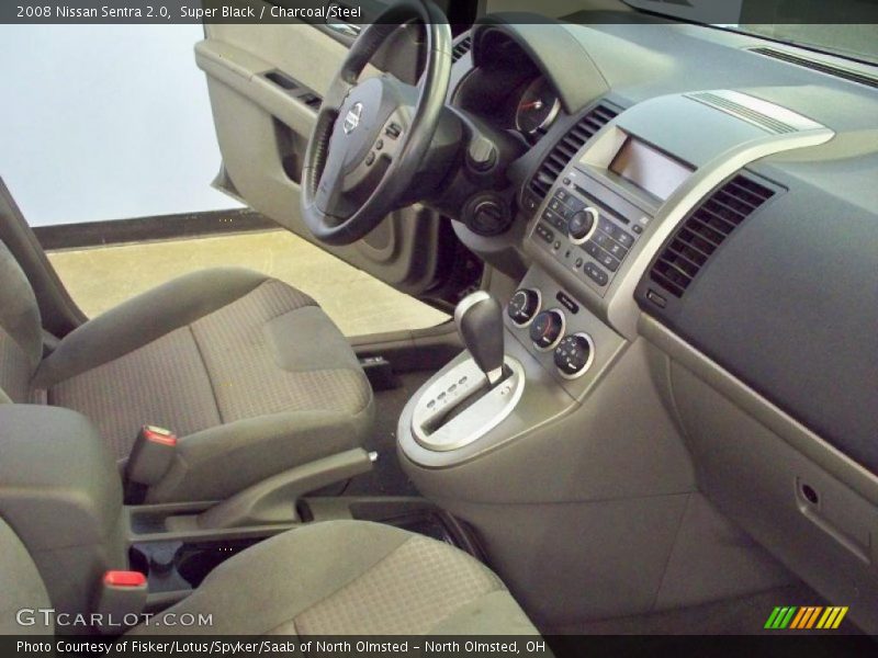 Super Black / Charcoal/Steel 2008 Nissan Sentra 2.0